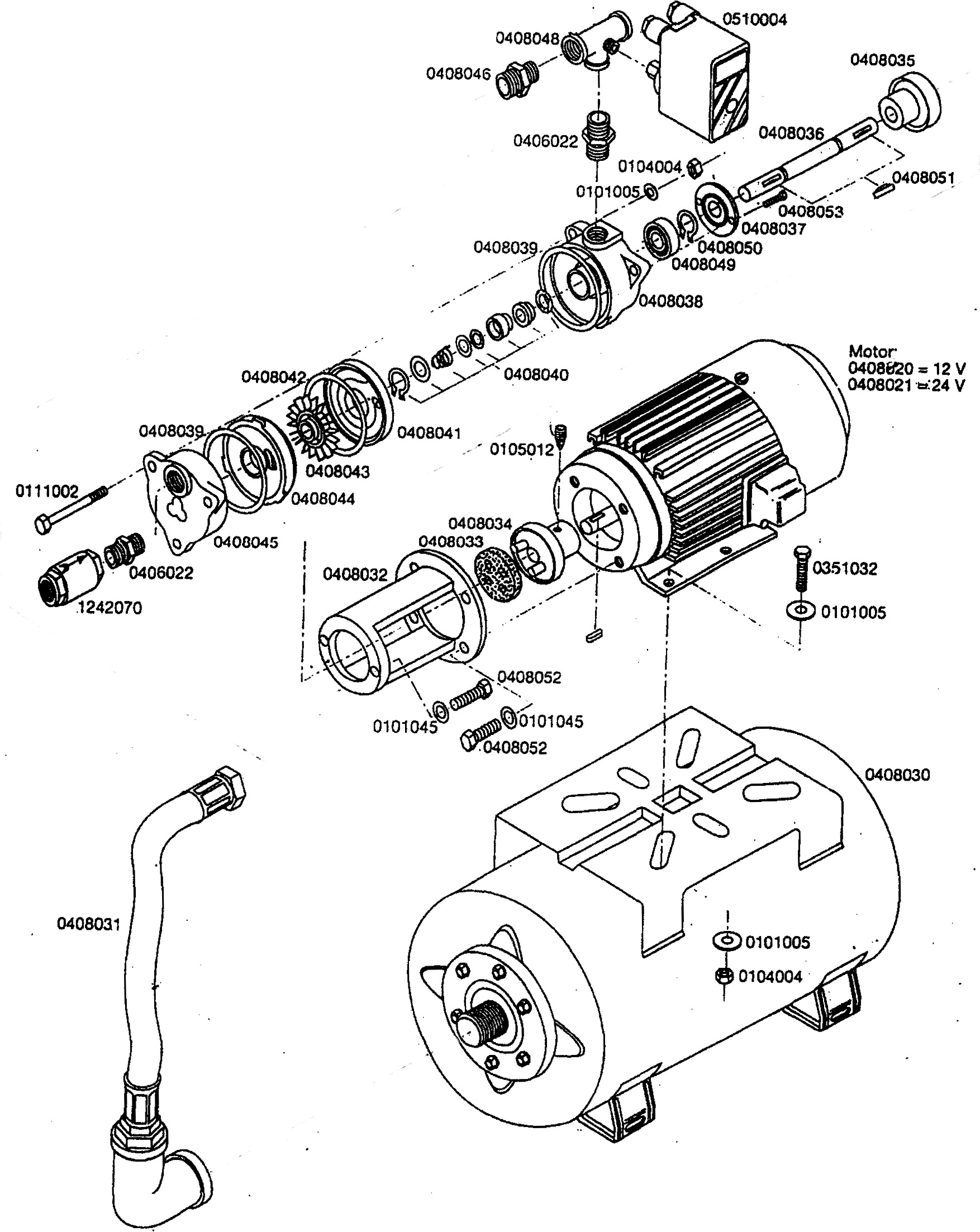 Rheinstrom RH028 Water Pump Spare Parts